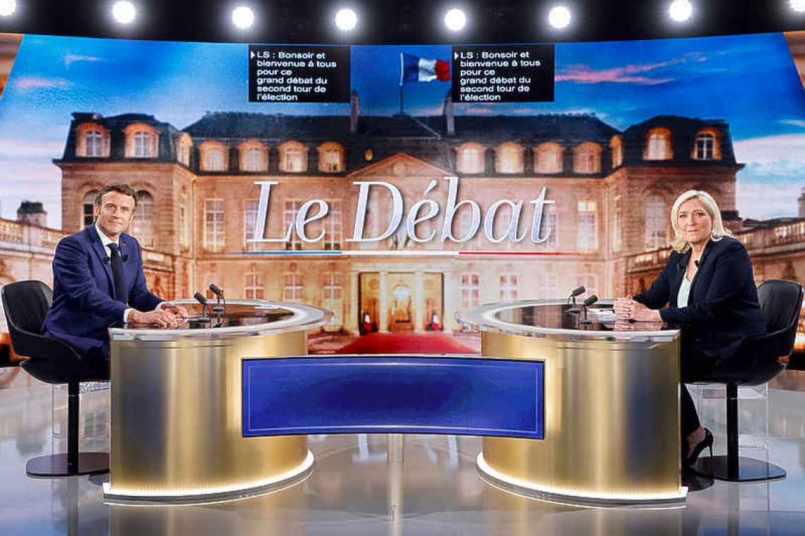 Macron, Le Pen clash on Russia, EU in angry TV debate